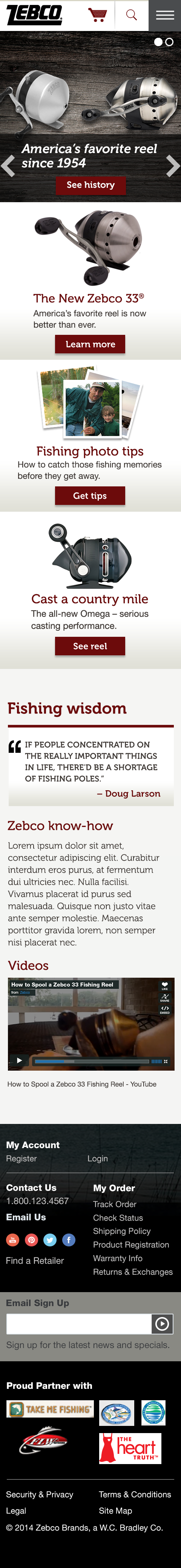 Zebco Fishing Mobile Version 01